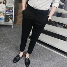 K200P50休闲九分西装裤韩版潮流垂感9分小西裤男，男装西服套装，星座1904A
