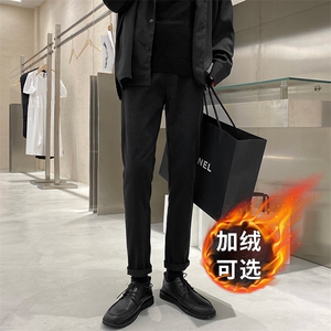特价走量 秋冬轻熟风 男直筒加绒休闲裤 1412-1/9986/P48图片