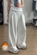 网图慎用重磅400g华棉保暖银狐绒休闲裤男K24039J加绒-特P50控98，男装棉衣，电商A001