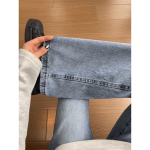 【高质量量大可谈档口1000+特P43 】男女裂纹牛仔裤XZ610A-KB015图片