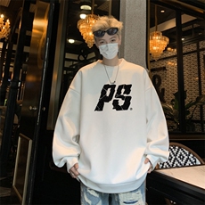 华夫格！华夫格上衣男圆领华夫格卫衣男大码长袖t恤男HY214-特P23，男装T恤，电商B367