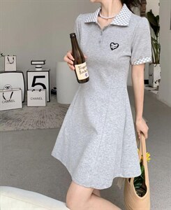 沐沐2022夏百搭连衣裙,女装连衣裙,沐·沐