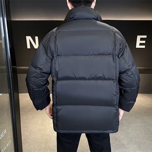 新款男士小立领羽绒服夹克加厚防寒309B-3-81068-P235图片