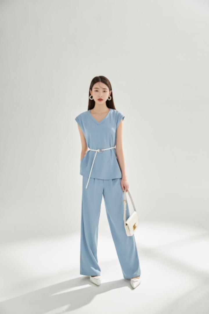 M&VC7201夏款新品简约气质套装,女装职业装,M&VC
