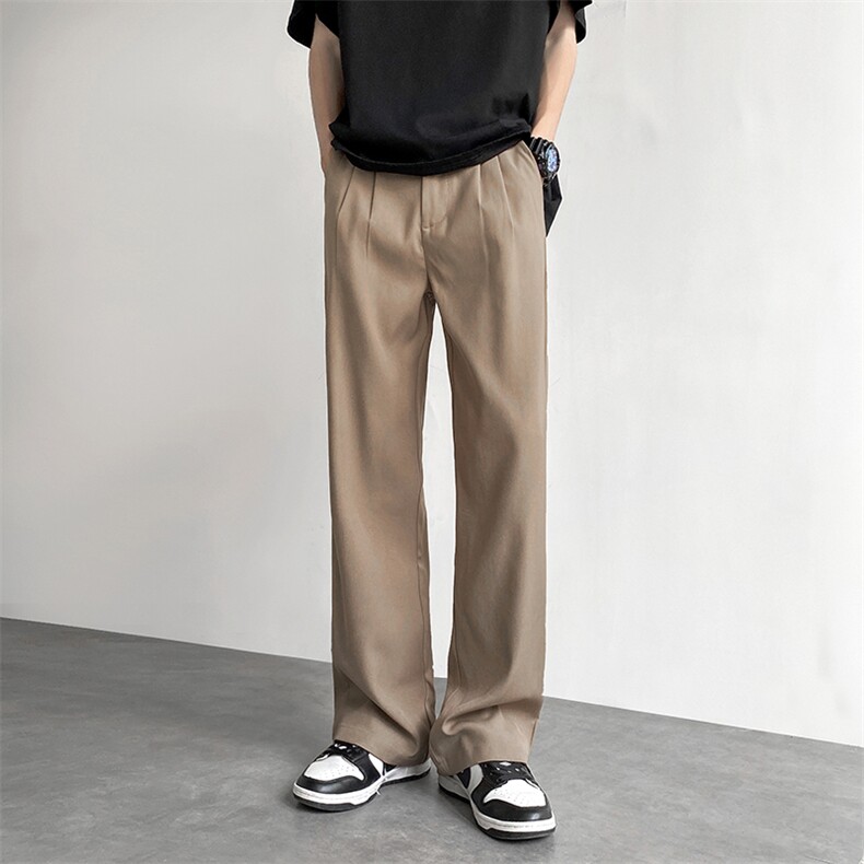 休闲西裤男韩版潮流痞子帅气2023夏季新款ins宽松长裤K4092-P41,男装西裤,星座412-3