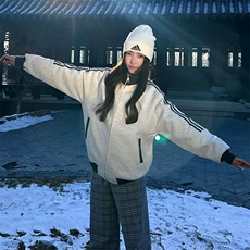 抖音得物高品质美式高街重磅结构设计拼接织带立领卫衣外套CM42，男装卫衣，电商A486