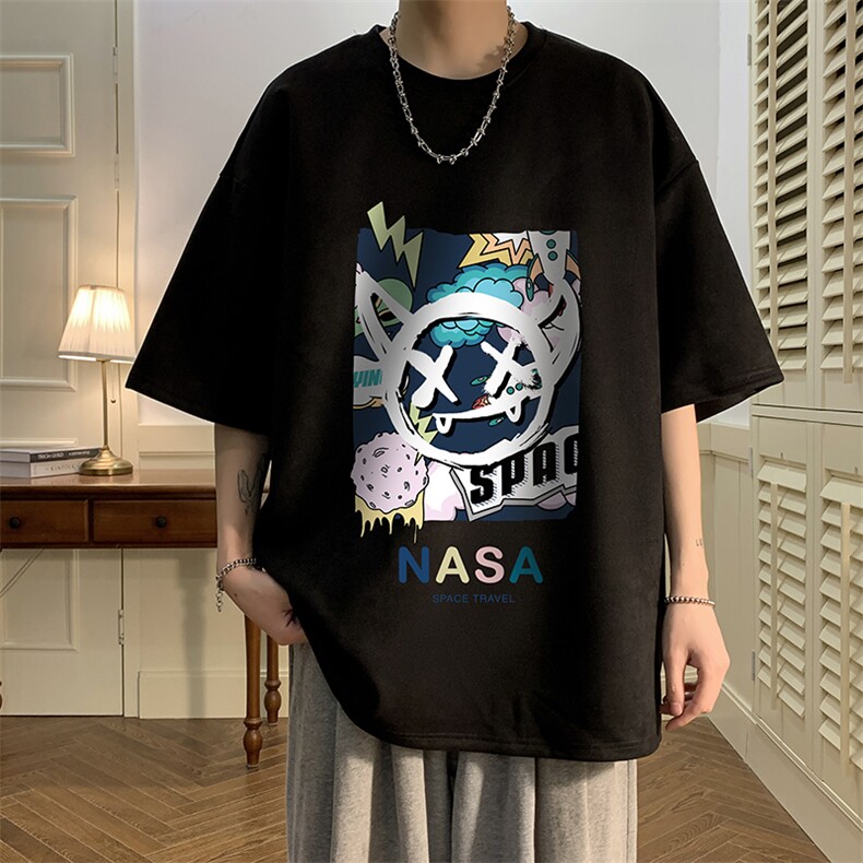 麂皮绒短袖t恤男大码半袖男 JD82275-P25图片