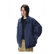 美式bomber飞行夹克男女春秋潮牌cleanfit外套翻领短款工装棒球服，男装夹克，星座1210-1