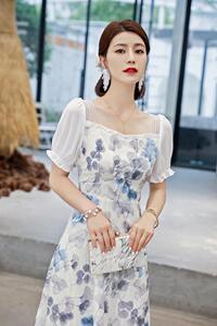 气质连衣裙图片