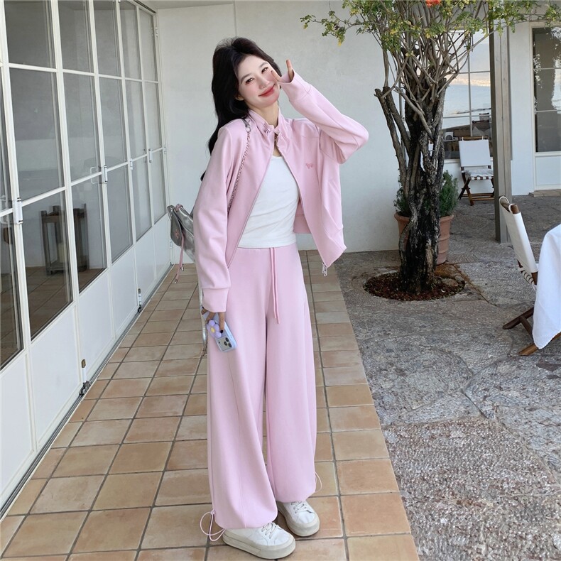 高级感休闲运动套装女2026新款阔腿裤两件套2C227/6603/P215K348,女装套装/套裙,2C227
