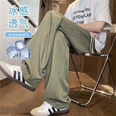 抖音品质潮流速干气孔设计凉感宽松休闲裤B315-K25483-特p30控58，男装休闲裤，电商B315