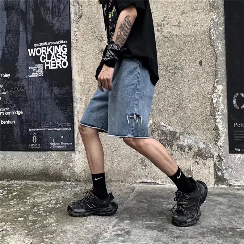 牛仔裤男牛仔短裤K028P35,男装牛仔裤,星座1116-2