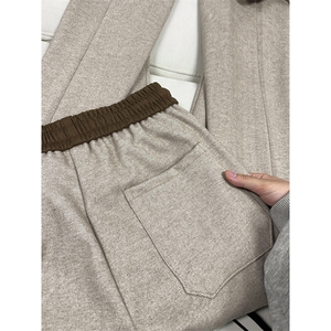 B221 美式ins暗黑高品质加厚毛呢休闲裤 LK24417-特P50控88图片