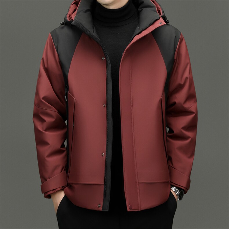 男装羽绒服YR5018新品主推新标95绒活帽三防面高标绒大厂高品质,男装羽绒服,钱塘207-1