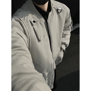 706-1-JK001-P118 现货！冬季美式飞行工装夹克男休闲夹棉棒球服图片