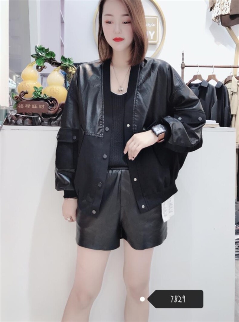 水洗皮拼针织，其它，圣丝诺亚