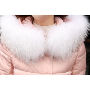 2020年冬季 时尚 长袖 棉衣/棉服 甜美 口袋 修身 中长款图片