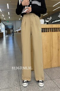 2021秋款休闲大筒裤，很有范儿两色,其它,简 影