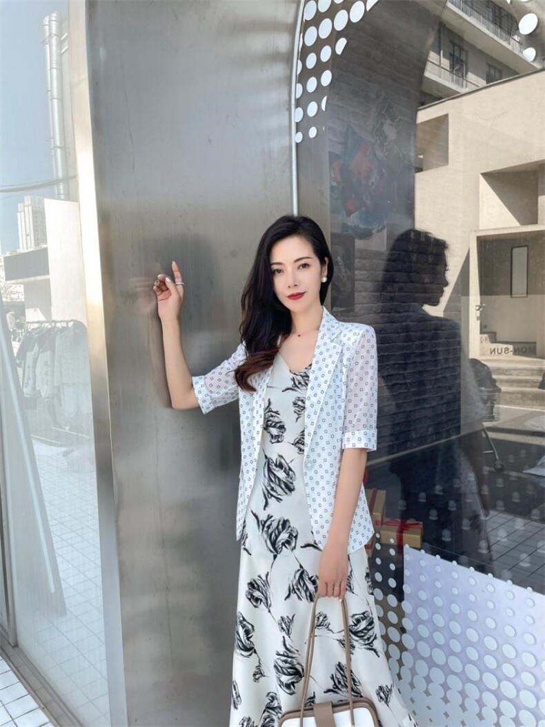 格子西装，女装西装，M&G