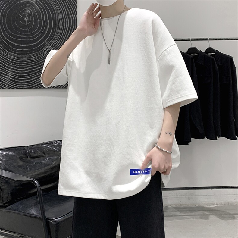 DX17202-P20纯棉短袖t恤男大码半袖打底衫宽松体恤衫大皂风,男装T恤,电商A040