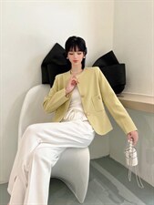 清透小香风外套，其它，英利伊人