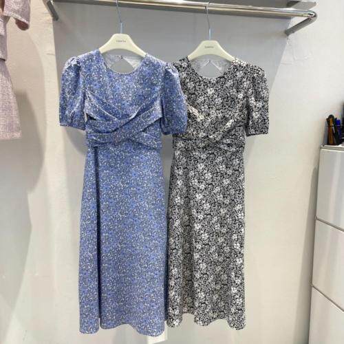 夏季，韩版设计碎花连衣裙，女装连衣裙，cosette(4F)