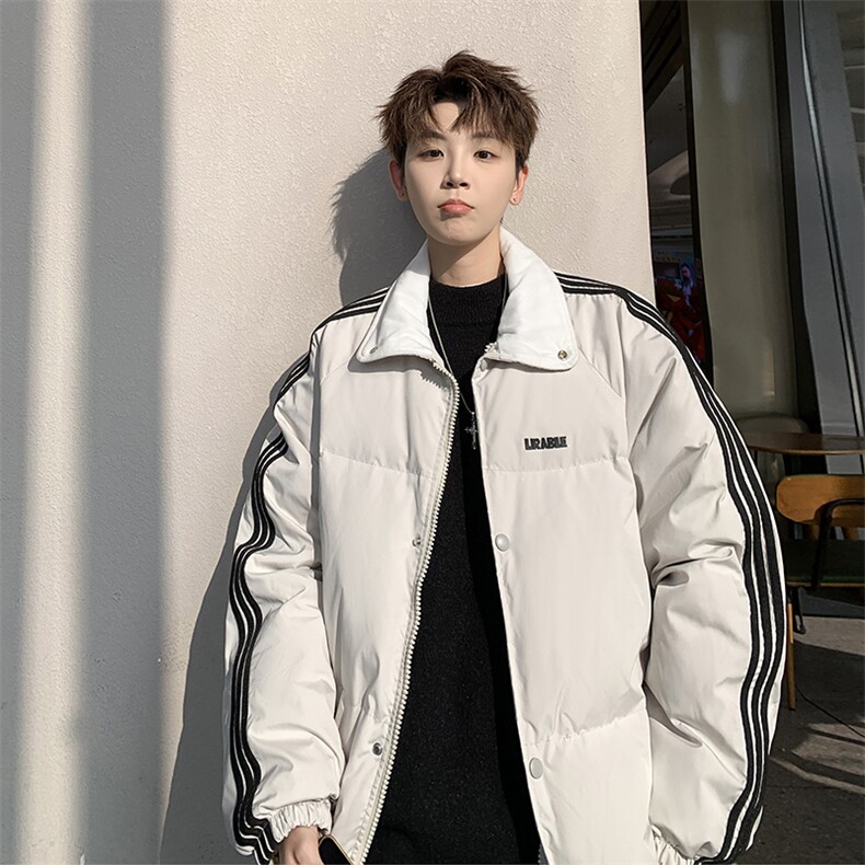 标90白鸭绒简约休闲立领外套纯色潮流加厚羽绒服225-2-Y212,男装羽绒服,星座225-2
