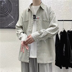 长袖衬衫男港风日系外套C733P38,男装衬衫,星座1116-2