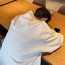 港风2026新款秋装宽松棒球领飞行服夹克男装秋季大码外套S229-P88，男装夹克，电商A233-1