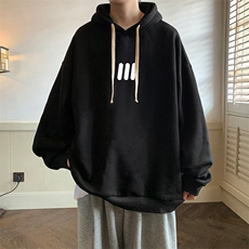 连帽卫衣男大码胖子帽衫大号运动服WY2436-P35，男装卫衣，电商A040