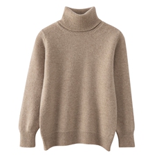 秋冬新款儿童羊绒衫高领保暖男童女童毛衣时尚百搭舒适柔软，童装儿童羊绒衫，群鹿羊绒