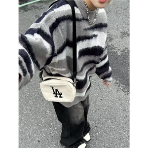 美式圆领毛衣男慵懒风休闲针织衫 X033 P52图片