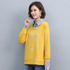 2022春季时尚简约大方气质优雅收腰显瘦休闲修身百搭潮流卫衣，女装卫衣/绒衫，丽影随形