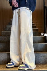 XZ616秋冬新款重磅欧棉绒破缝打褶休闲长裤TY1124P65控78，男装休闲裤，星座512A（原616）