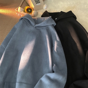 420克抖音品质大码宽松麂皮绒连帽卫衣W702-P38货足10色