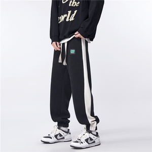欧绒裤子男韩版潮休闲裤B402-KZ33013-P60控78加绒P70控88图片