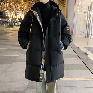 冬季新款韩版中长宽宽松大码加厚棉衣外套XZ102B-1-M6652P145