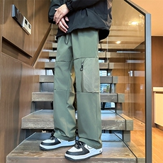 港风休闲裤宽松运动裤拖地裤束脚裤男KP862P45，男装休闲裤，星座1204-3