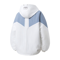 1立体白底连帽大码M-5XL棉服聚酯纤维外套男MY7786P60控98，男装棉衣，星座226-2