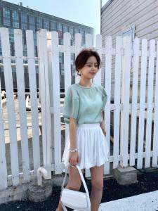 夏季新款韩版短袖上衣，女装，邱小姐