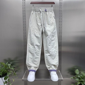 秋季潮拼接休闲裤男士宽松春秋直筒裤时尚百搭运动长裤MK825 P43图片