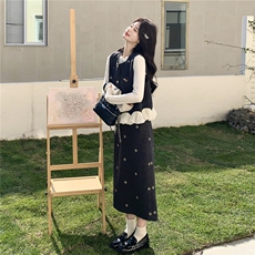 新款小香风薄呢套装1528-三件套P225-K368两件套P195K318，女装套装/套裙，2C332