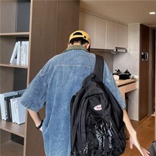 夏季短袖衬衫牛仔衬衣夹克外套C2024P42，男装衬衫，星座1116-2