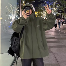 F440P63新款秋装男生休闲夹克外套美式高街时尚宽松休闲，男装夹克，星座512-6
