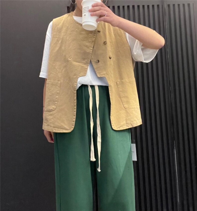 夏季马甲百搭款，女装马甲，玛雅丽人