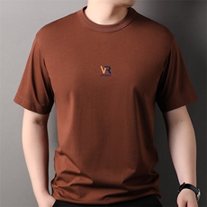 F82352钱塘2020-1新款百搭简约中青年时尚休闲男士短袖T恤P35，男装T恤，钱塘207-1