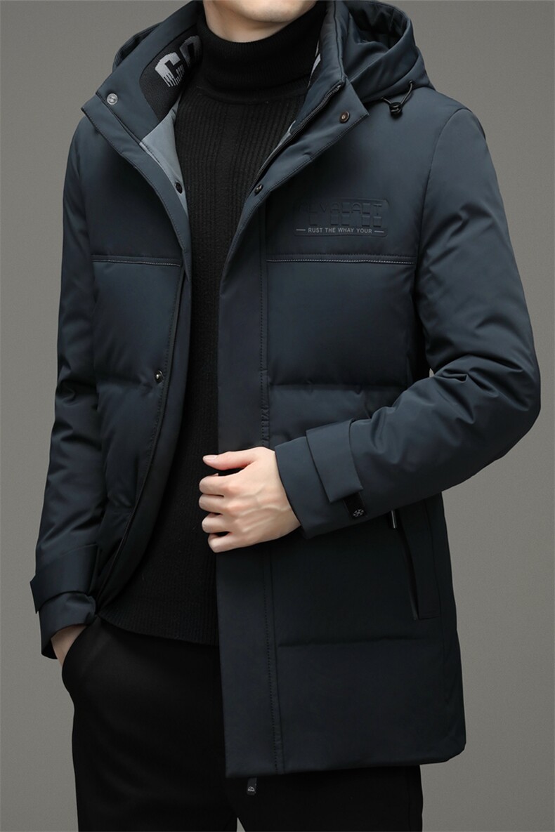 BZG0707钱塘2020-3冬季羽绒服白鸭绒防寒保暖外套加厚P230,男装羽绒服,钱塘207-3