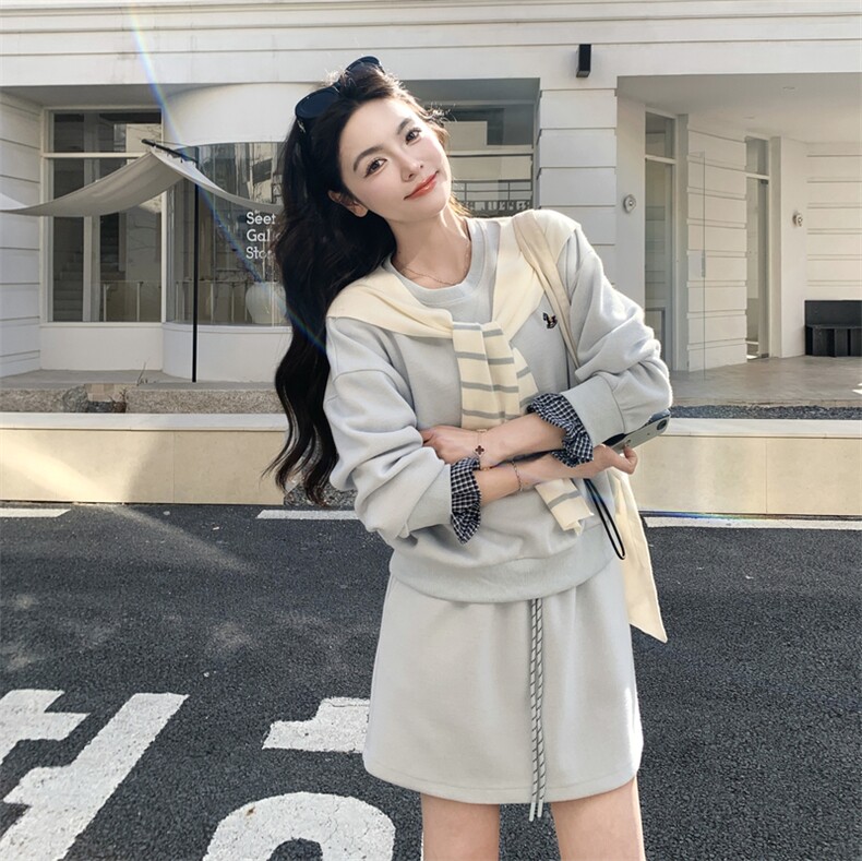 有被26春季新款卫衣套装裙6668-P175-K288,女装套装/套裙,2C317