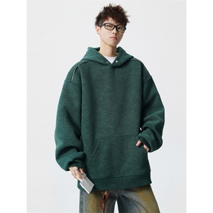 加绒加厚重磅砂洗做旧拉链连帽卫衣JF800-特P65控118加绒P70控128图片