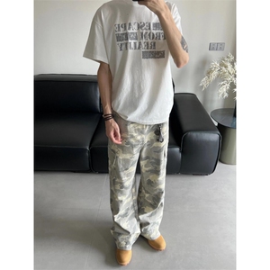 【有货】美式复古迷彩裤男款春秋潮牌痞帅炸街裤子B0013LL-特P60图片